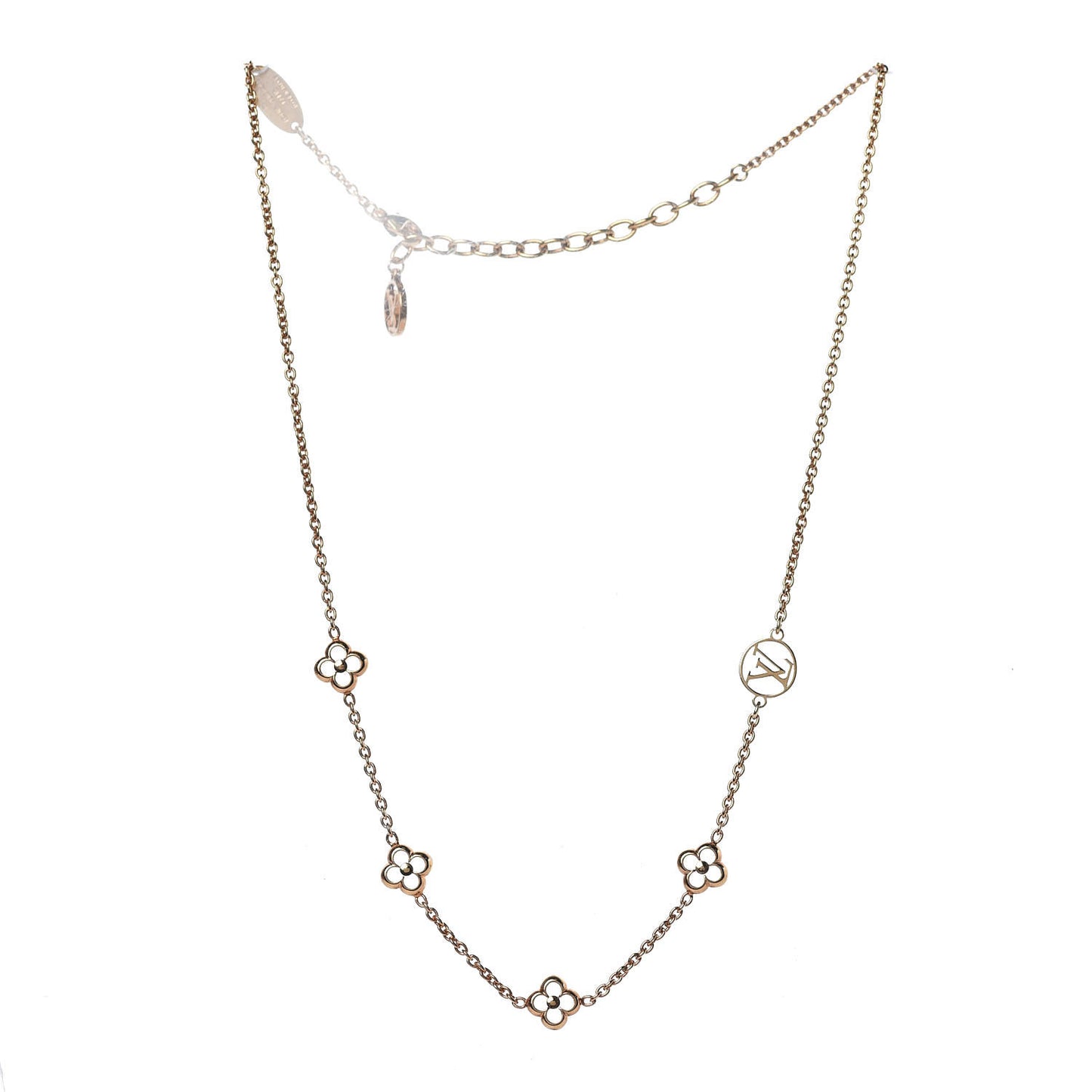 Flower Full Necklace Gold