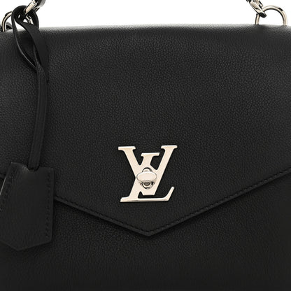 Louis Vuitton Soft Calfskin My Lockme Top Handle Black 7 of 9