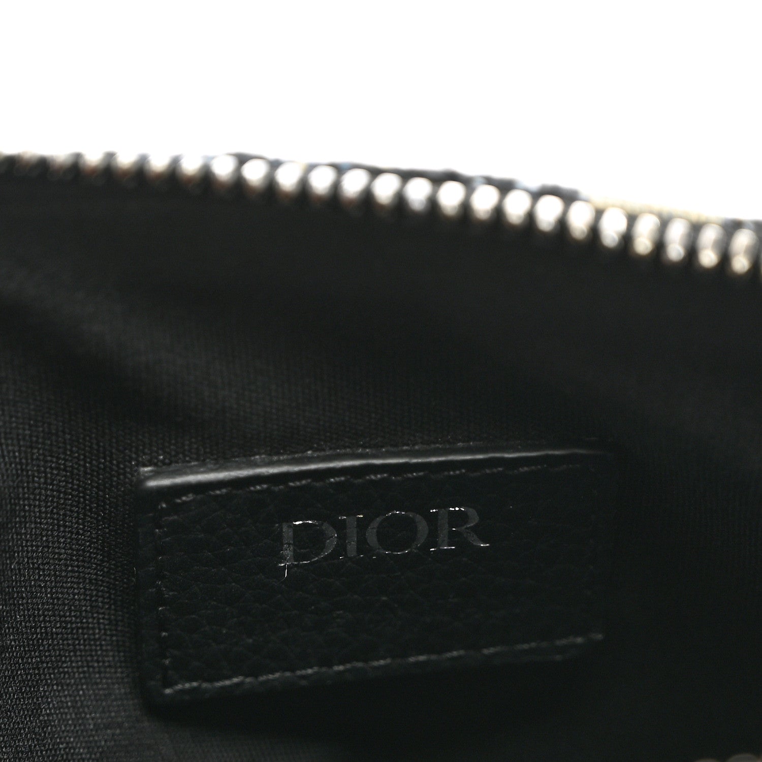 Christian Dior Oblique Jacquard Dior 8 Pouch With Strap Blue Black 7 of 10