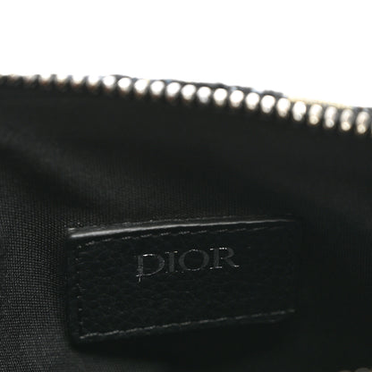 Christian Dior Oblique Jacquard Dior 8 Pouch With Strap Blue Black 7 of 10