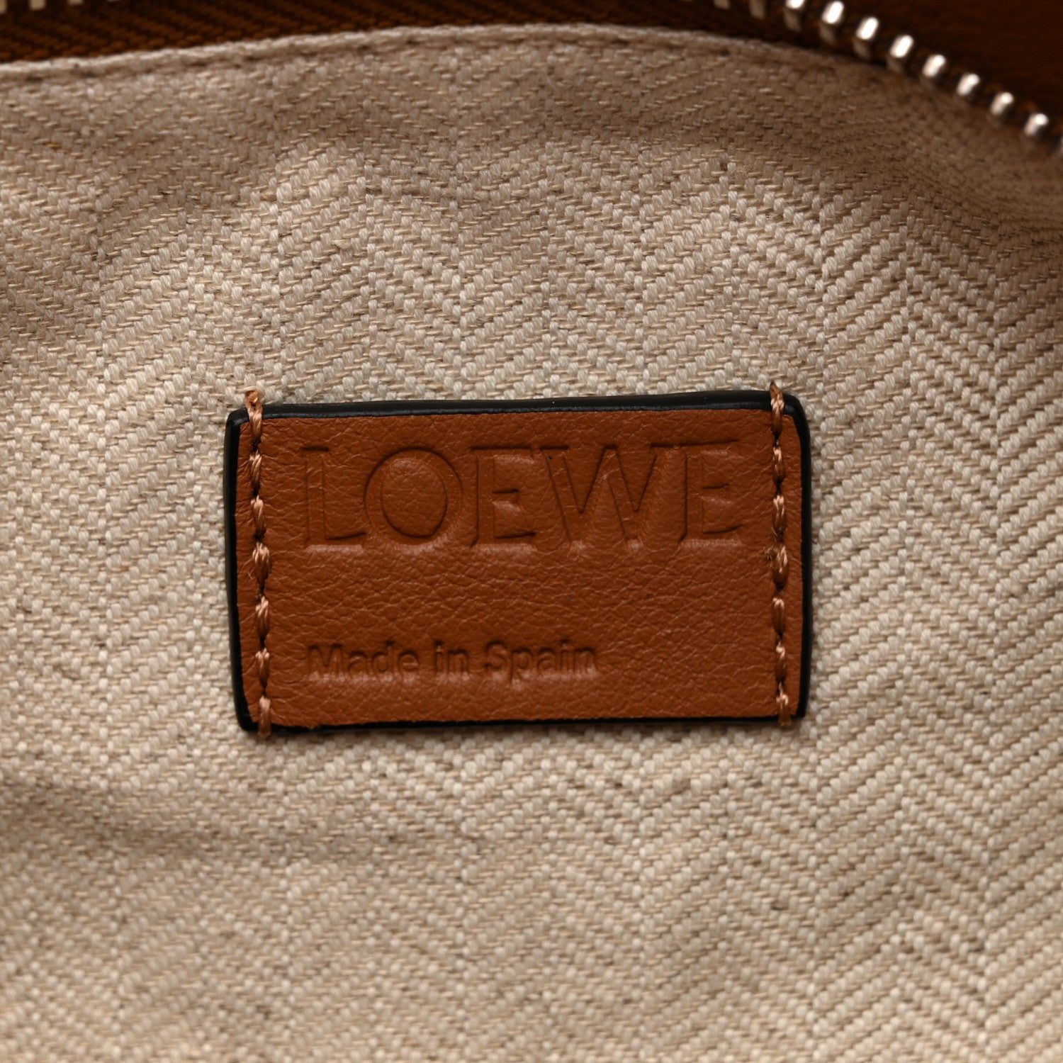 Loewe Calfskin Small Puzzle Edge Bag Tan 6 of 12