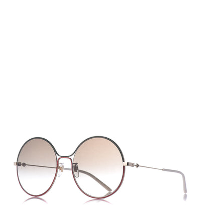 Gucci Round Sunglasses GG0395S Red Green 1 of 6