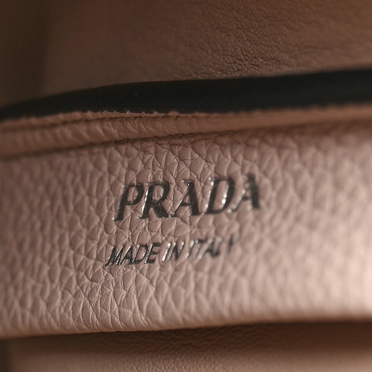 Prada Vitello Daino Dynamique Tote Visone 6 of 8