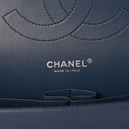 Chanel Lambskin Quilted Jumbo Double Flap Light Blue 6 of 12
