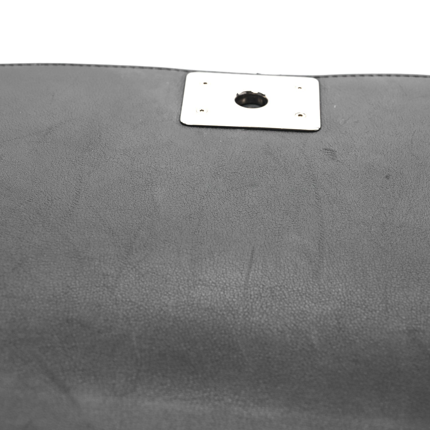 Chanel Patent Calfskin Quilted New Medium Plexiglass Boy Flap Black 15 of 15