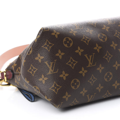 Louis Vuitton Monogram Beaubourg Hobo Mini Bordeaux Red Peach Safran Blue Jean Blue 6 of 8