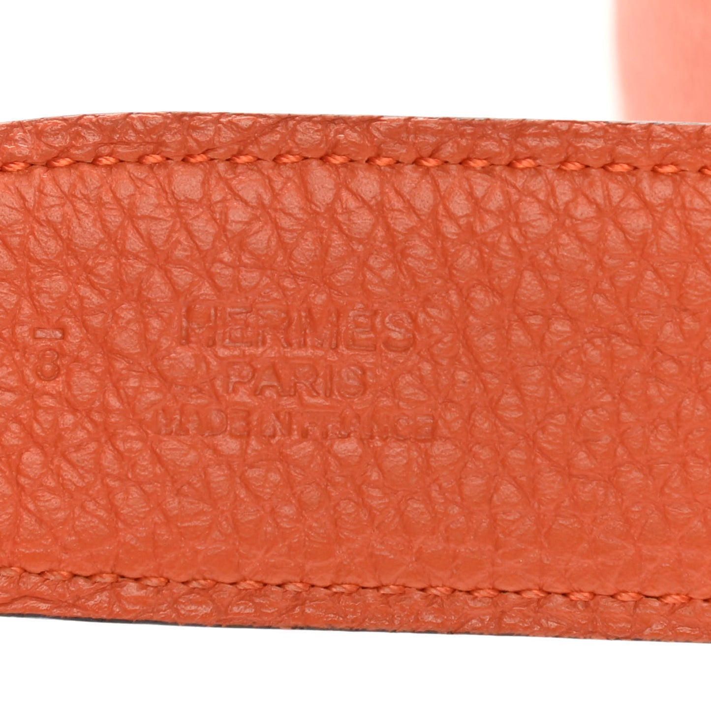 Togo Box 32mm H Belt 90 Orange Black