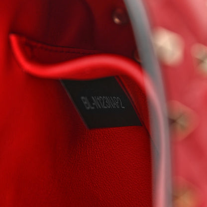 Valentino Garavani Nappa Small Rockstud Spike Shoulder Bag Rosso Valentino 6 of 9