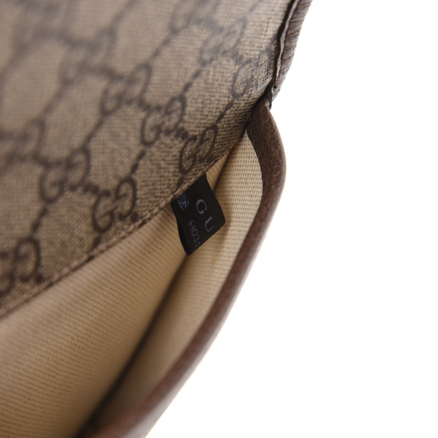 GG Supreme Monogram Neo Vintage Web Belt Bag Brown