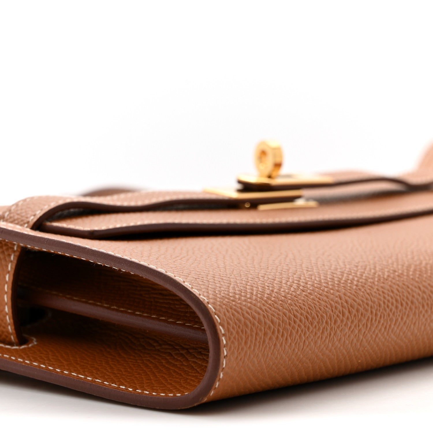 Hermes Epsom Kelly Wallet To Go Gold 9 of 11