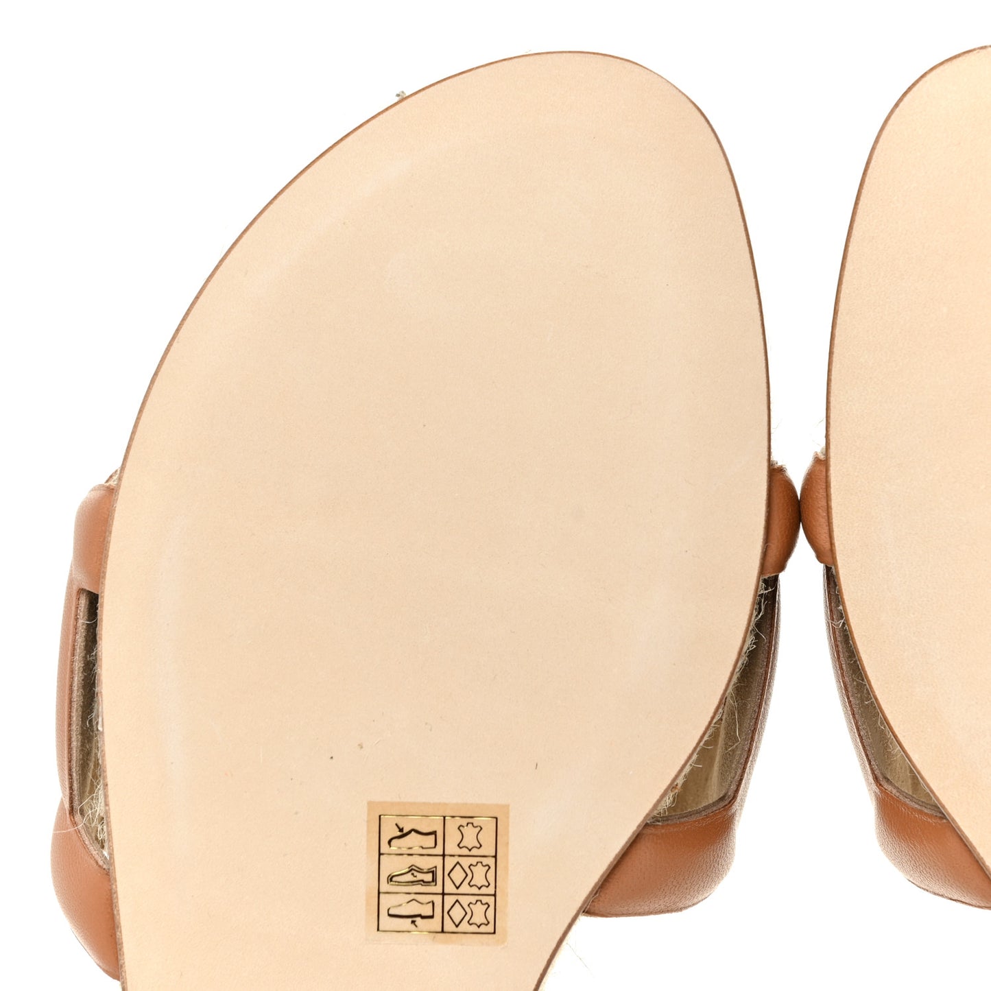 Nappa Famosa Espadrille Sandals 39 Naturel