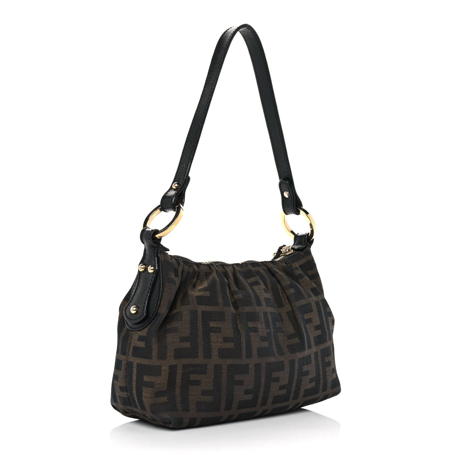 Fendi Zucca Mini Chef Hobo Tobacco 2 of 8
