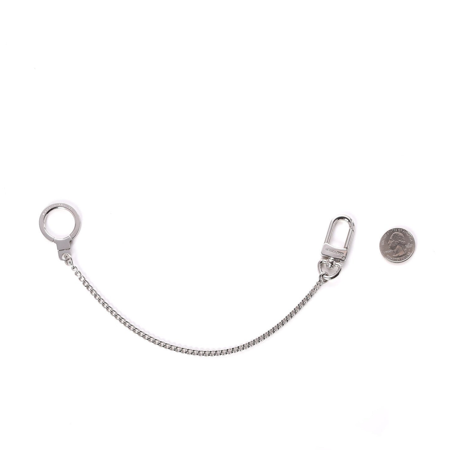 Pochette Extender Key Ring Chain Silver