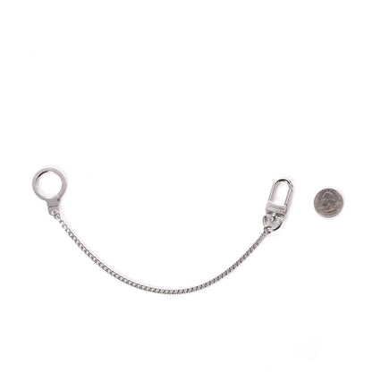 Louis Vuitton Pochette Extender Key Ring Chain Silver 2 of 5