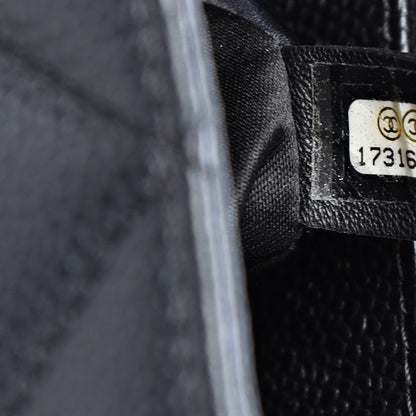 Chanel Caviar Quilted Grand Shopping Tote GST Black 6 of 12