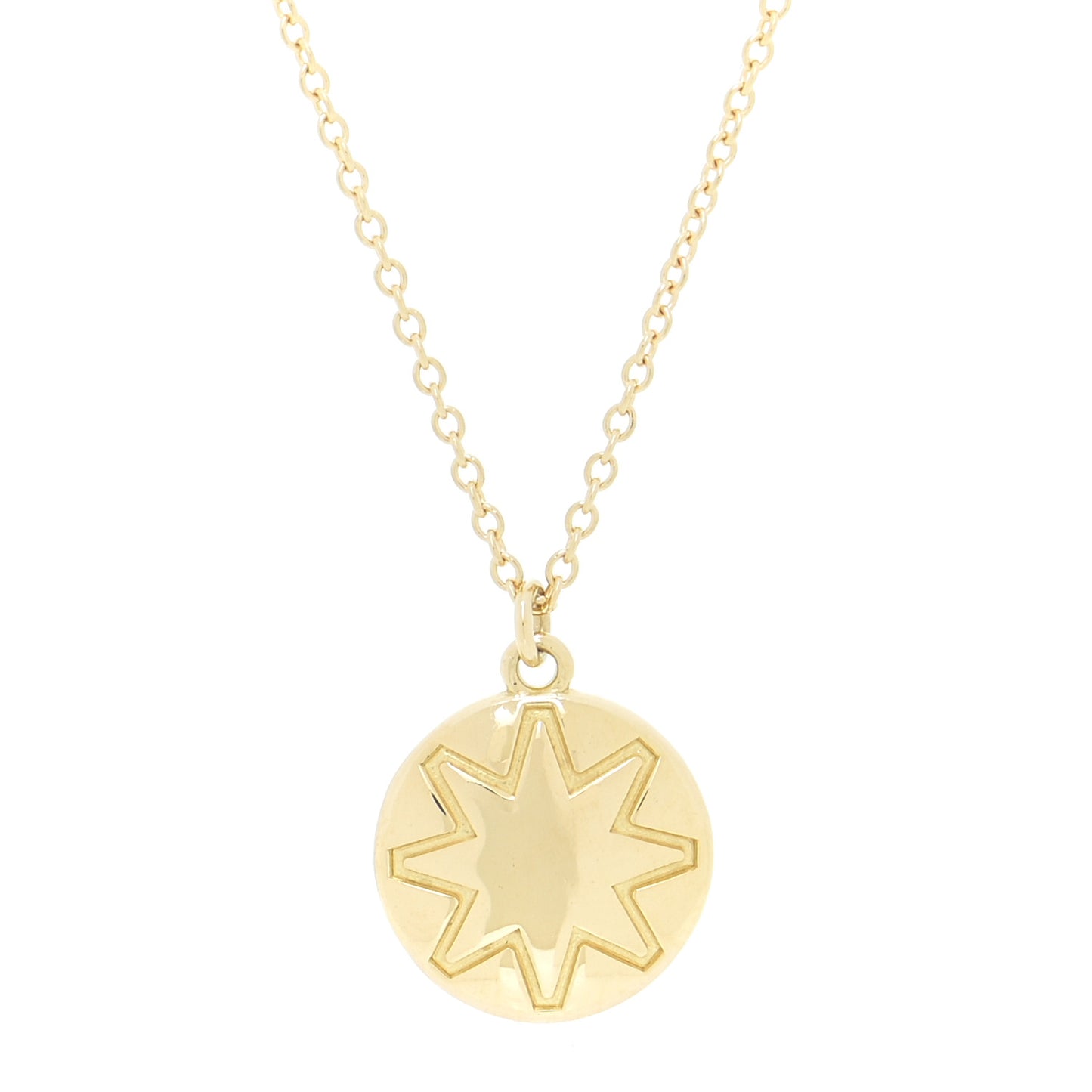 18K Yellow Gold Diamond Paloma Picasso Venezia Stella Pendant Necklace