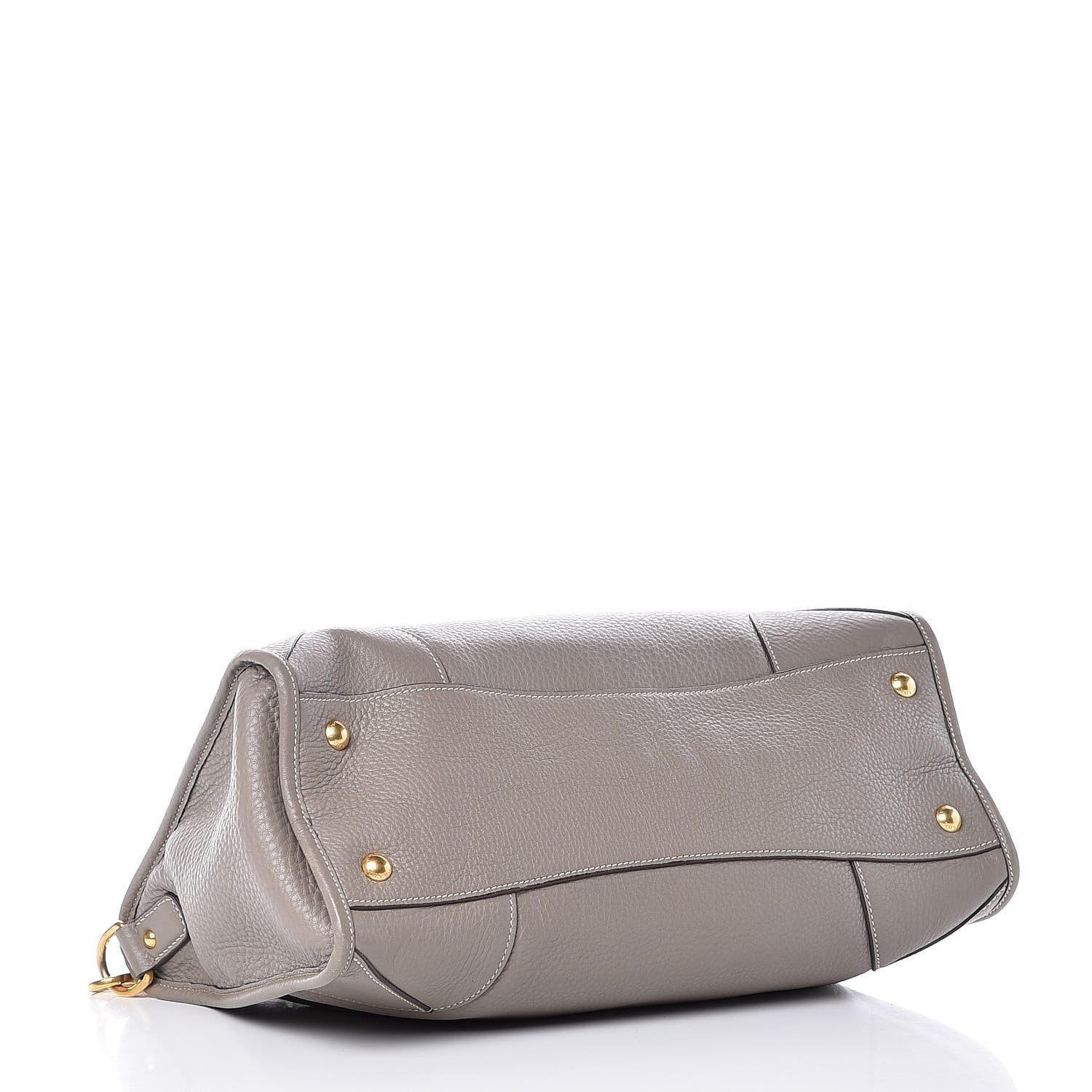 Prada Vitello Daino Shopping Satchel Argilla 5 of 9