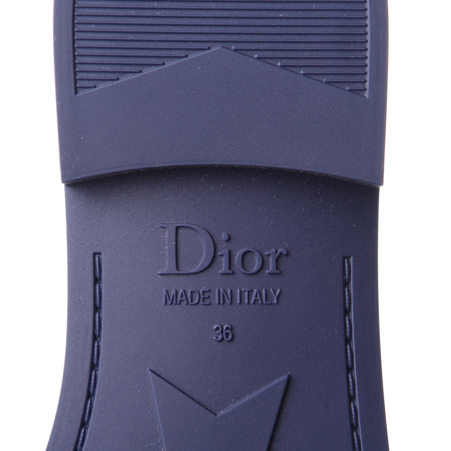 Technical Stretch Fabric Camouflage Dio(r)evolution Slide Sandals 36 Deep Blue