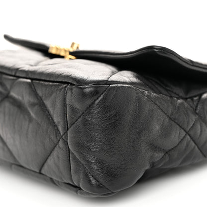 Chanel Lambskin Quilted Large Chanel 19 Flap Black 10 of 10