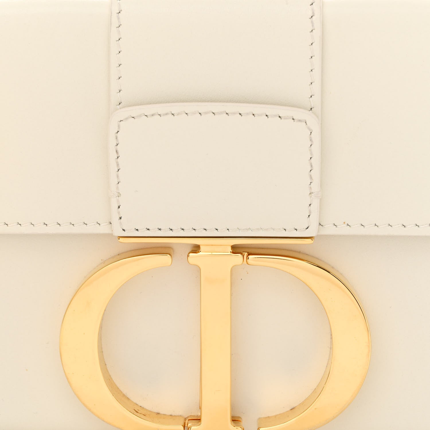 Christian Dior Smooth Calfskin 30 Montaigne Box Bag White 8 of 13