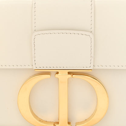 Christian Dior Smooth Calfskin 30 Montaigne Box Bag White 8 of 13