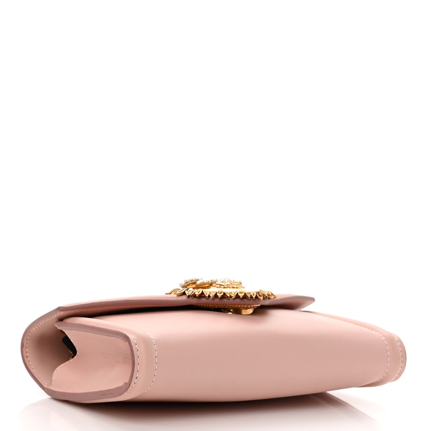 Smooth Calfskin Devotion Envelope Phone Bag Pink