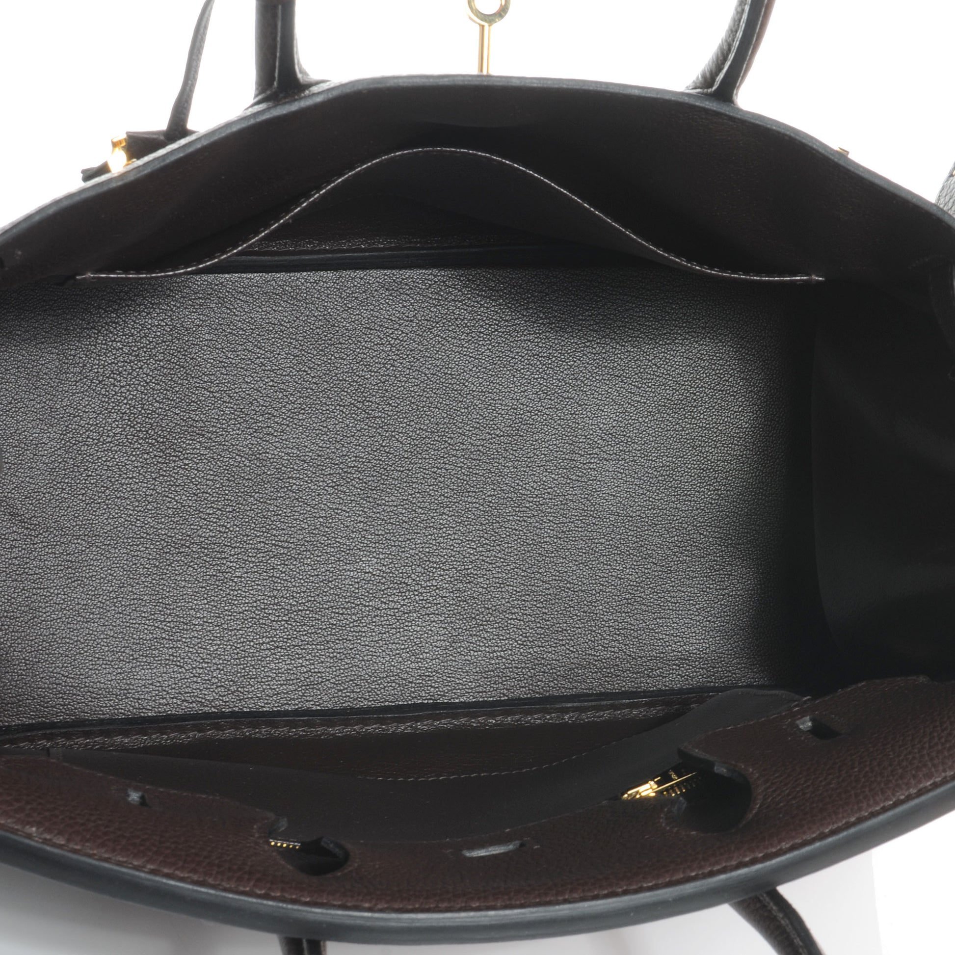 Hermes Togo Birkin 25 Chocolate 6 of 9
