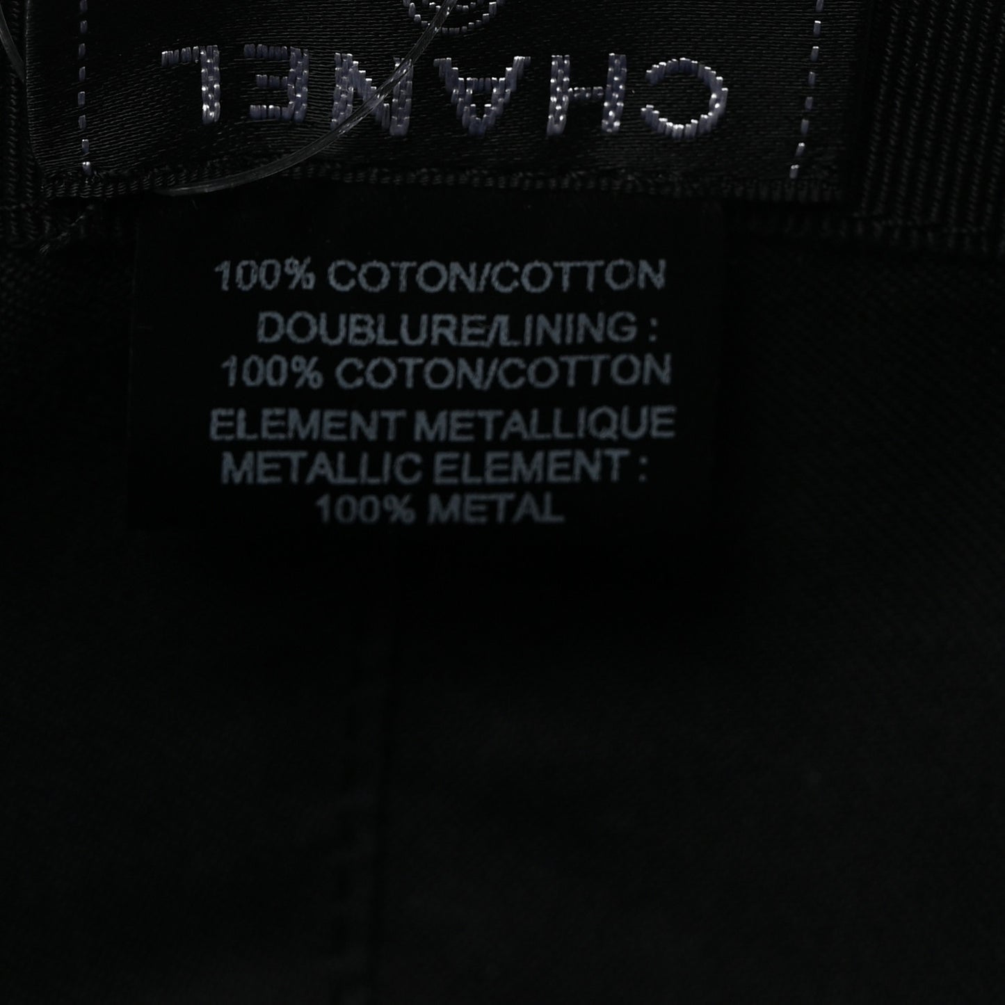 Cotton CC Cap Hat Black