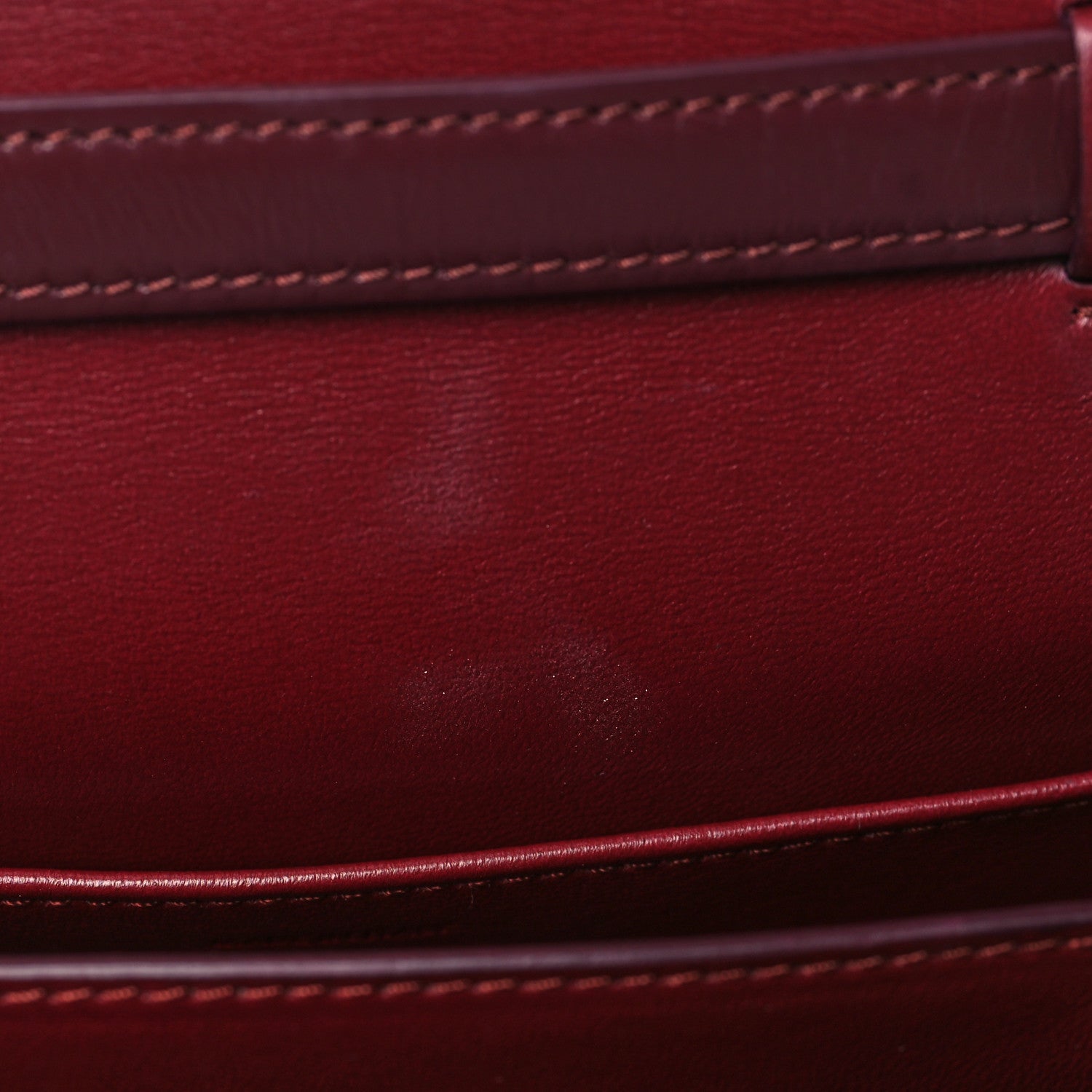 Celine Box Calfskin Teen Classic Box Flap Bag Burgundy 11 of 11