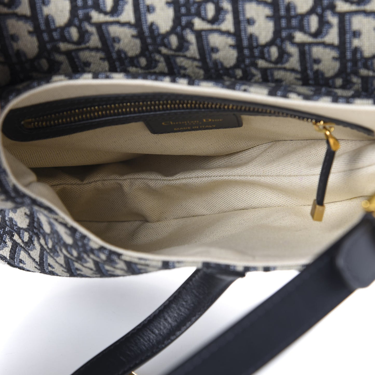 Oblique Saddle Bag Blue
