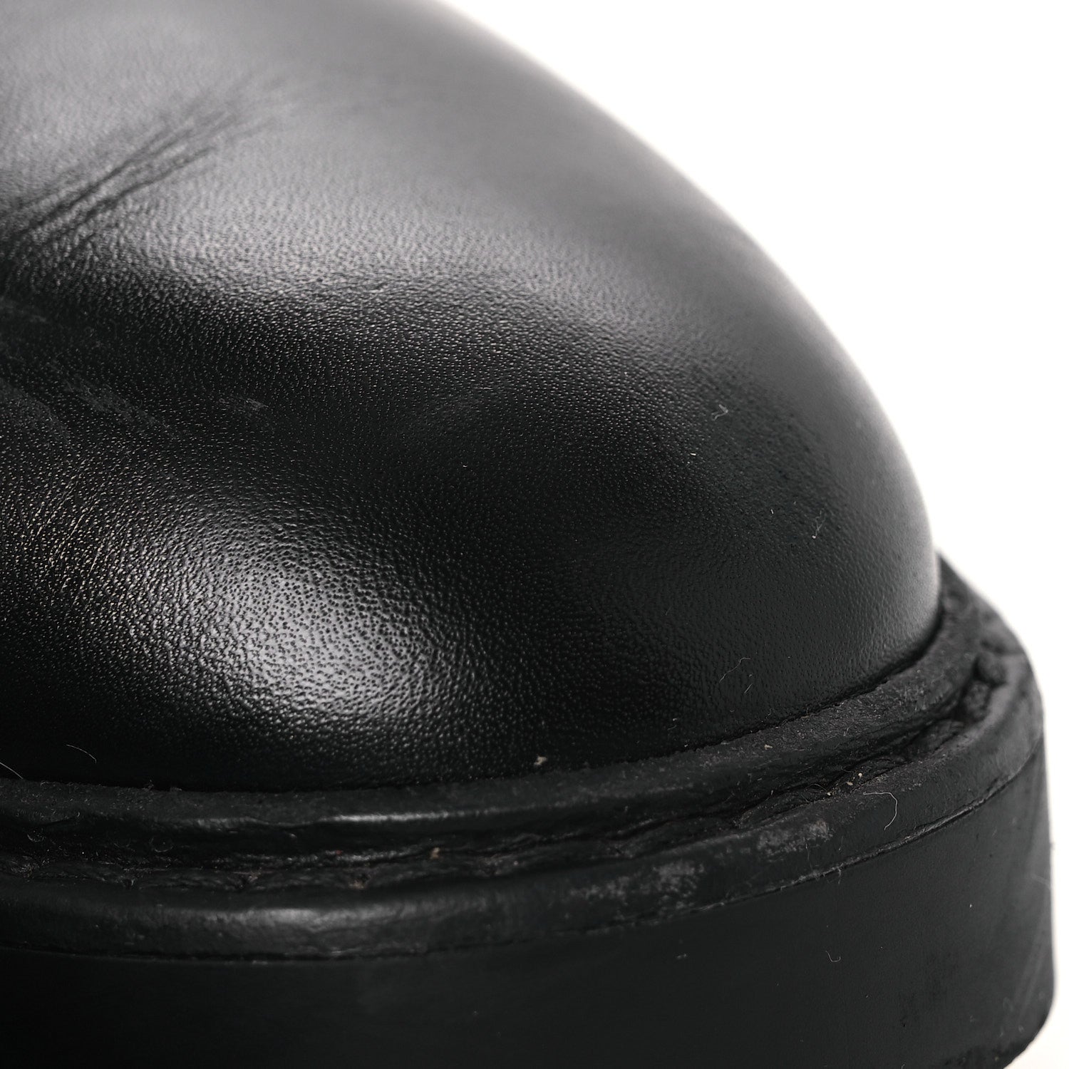 Gucci Guccissima Real Betis Glamour Calfskin Michelangelo Slim Horsebit Riding Boots 39.5 Black 14 of 15