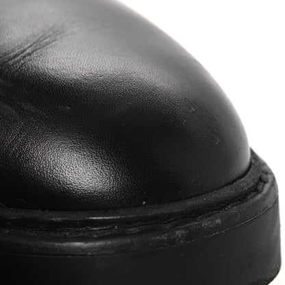 Gucci Guccissima Real Betis Glamour Calfskin Michelangelo Slim Horsebit Riding Boots 39.5 Black 14 of 15