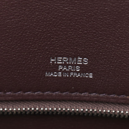 Hermes Swift Birkin Shadow 25 Rouge Sellier 6 of 11