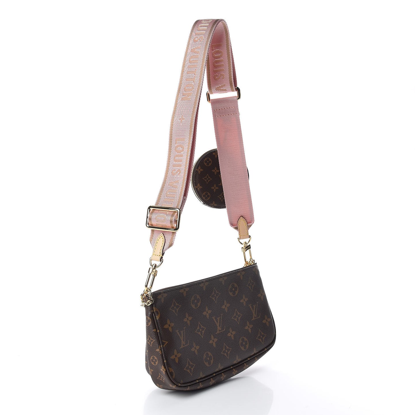 Monogram Multi Pochette Accessories Rose Clair
