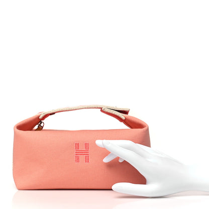 Hermes Canvas Small Bride-A-Brac Pouch Goyave 2 of 7
