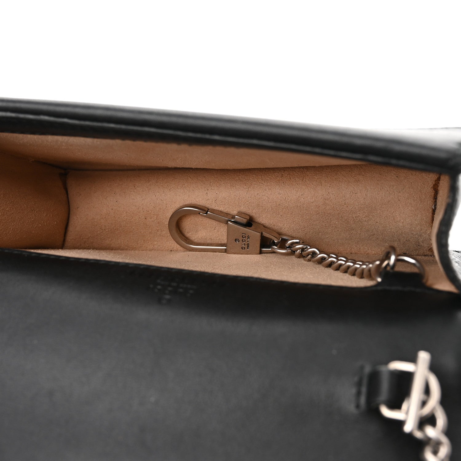 Gucci Velvet GG Monogram Super Mini Dionysus Shoulder Bag Black 5 of 15