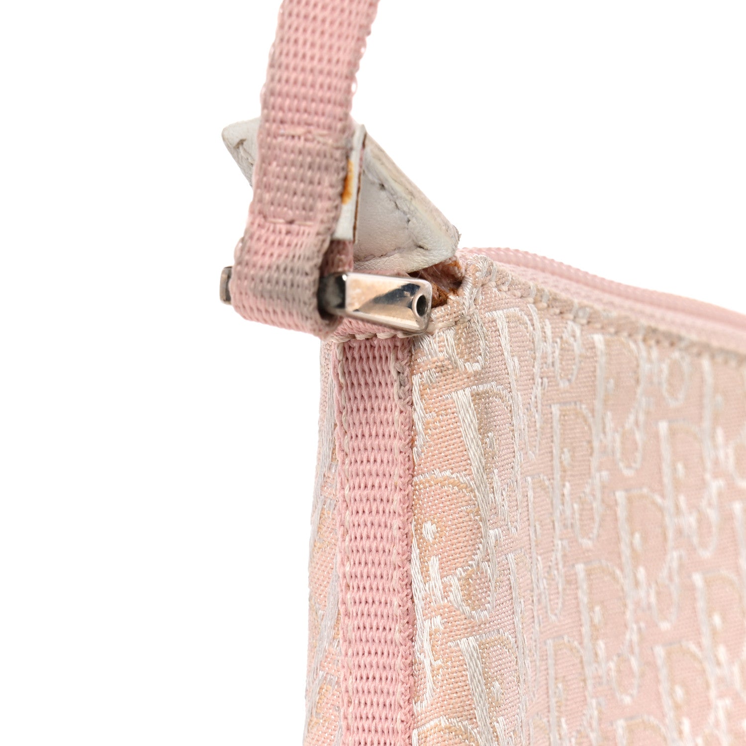Christian Dior Monogram Shoulder Bag Pochette Pink 17 of 18