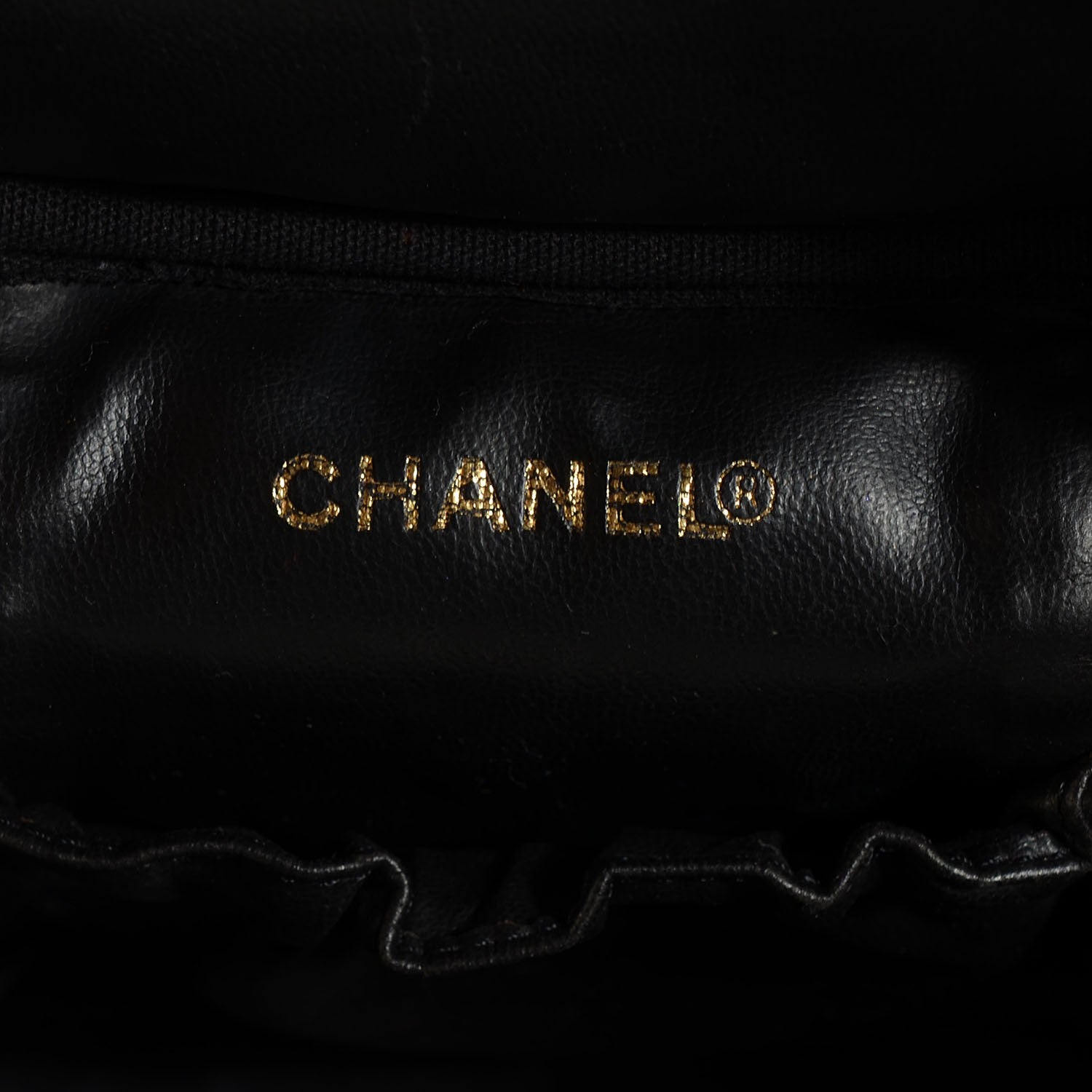 Chanel Caviar Cosmetic Vanity Bag Black 6 of 8