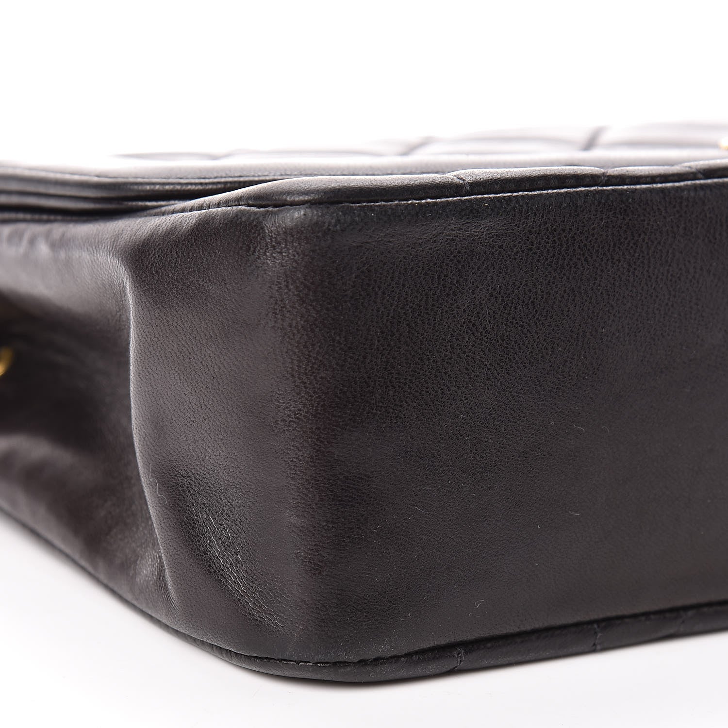 Chanel Lambskin Quilted Medium Single Flap Black 6 of 14