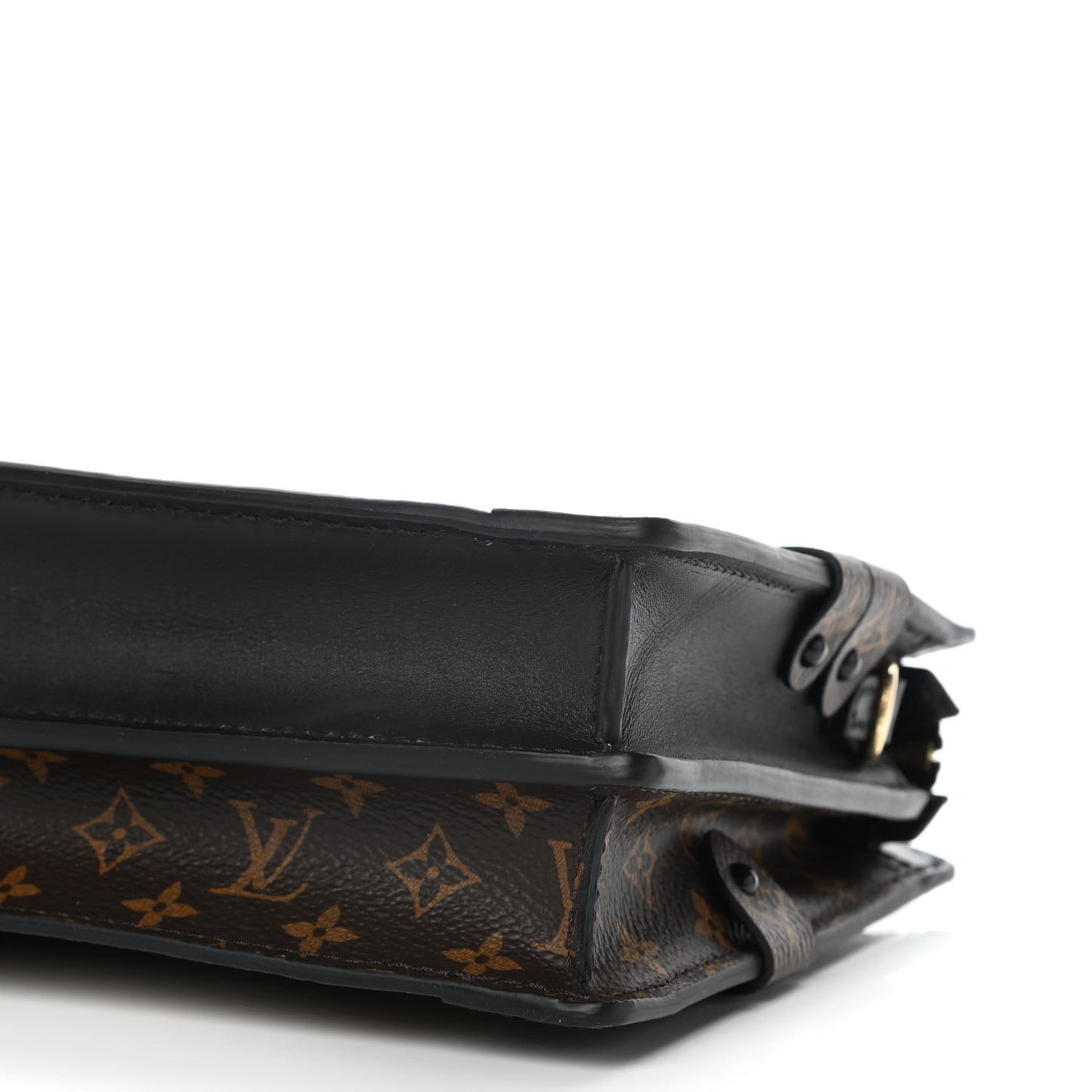 Reverse Monogram Trunk Clutch