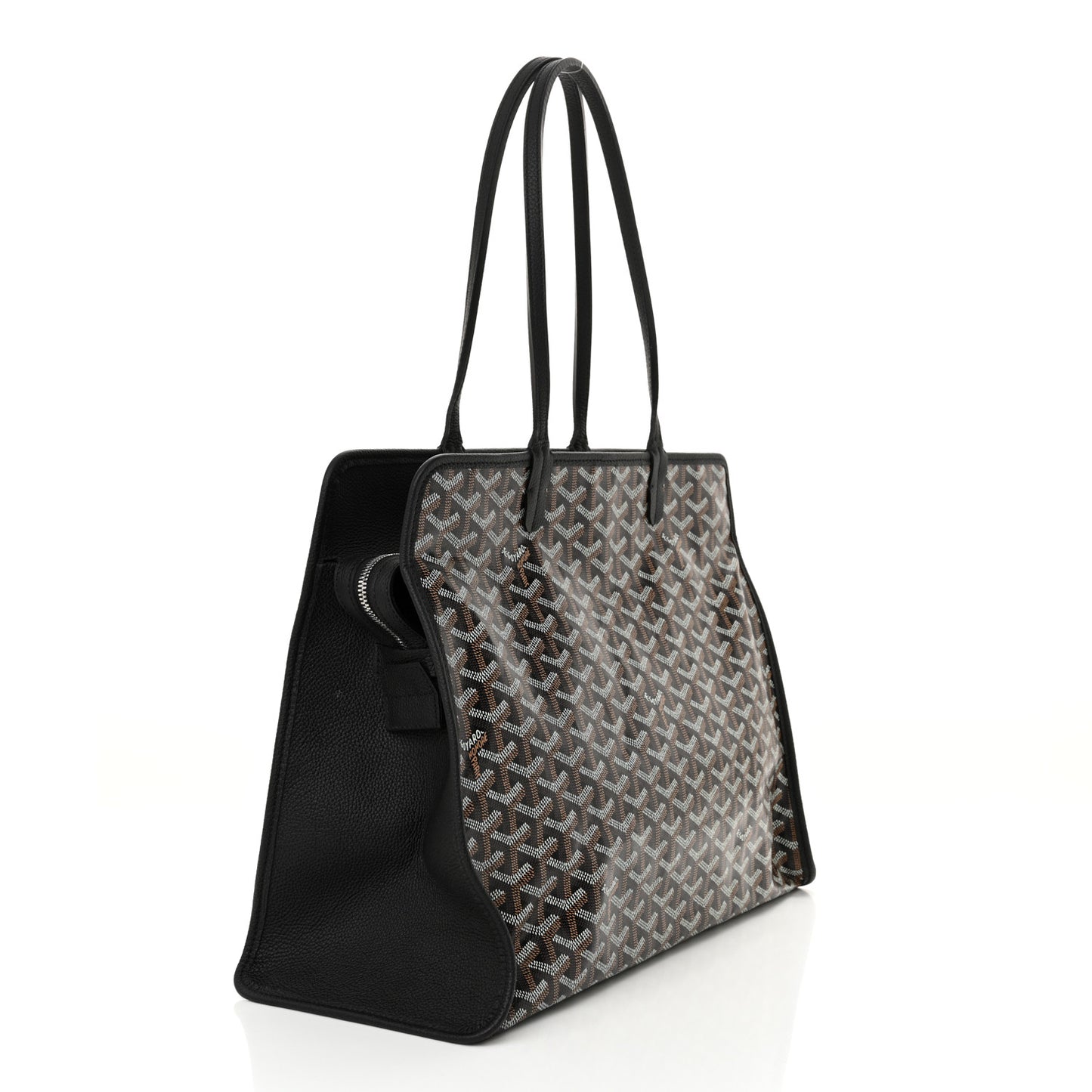 Goyardine Sac Hardy Pet Carrier PM Black