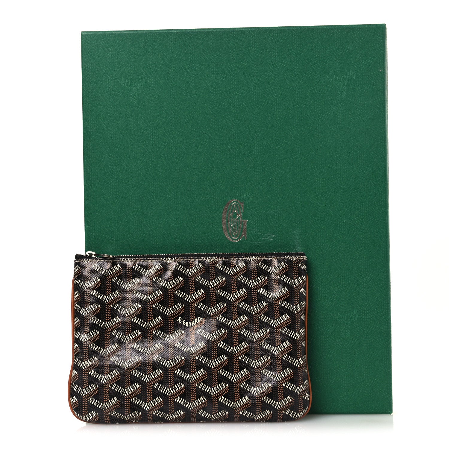 Goyard Goyardine Senat Pochette PM Black Gold 11 of 11