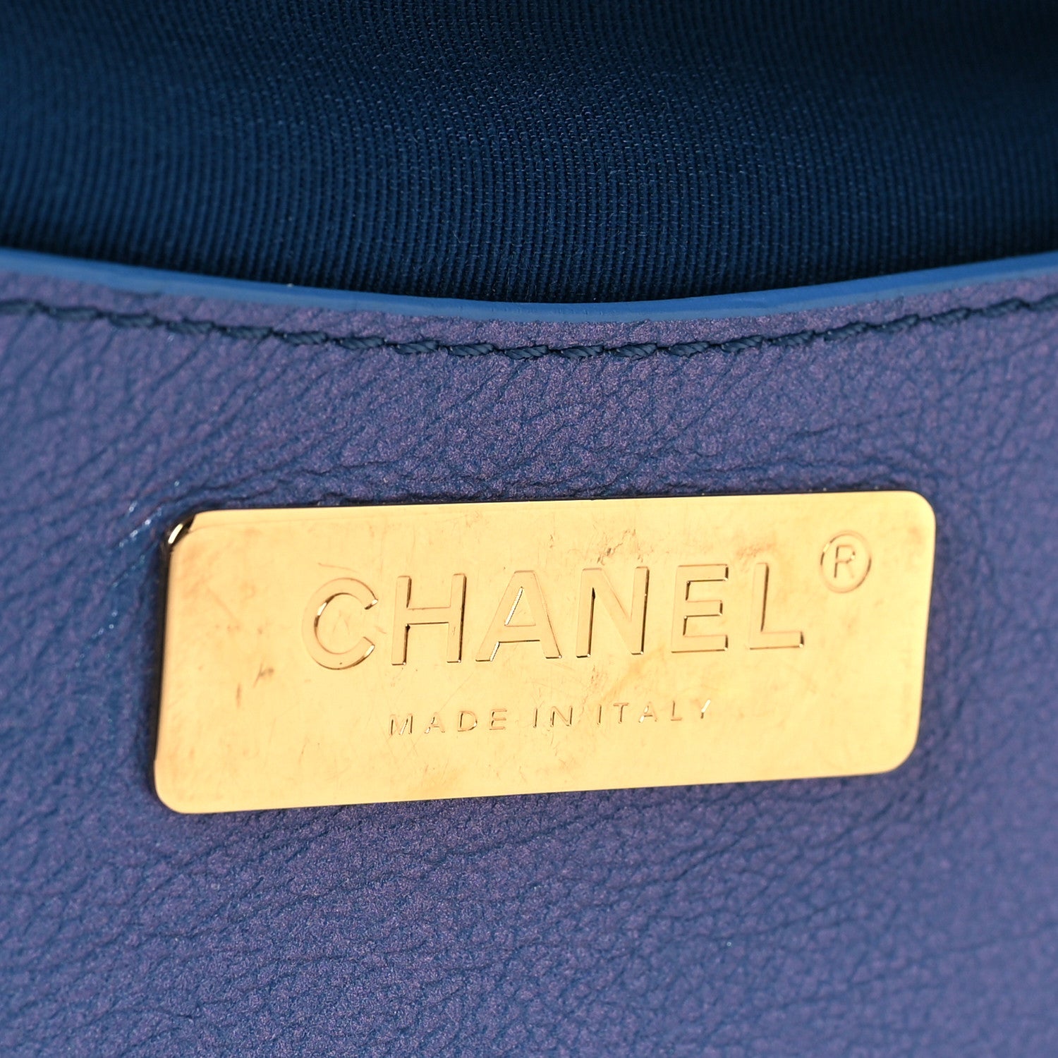 Chanel Iridescent Calfskin Quilted All About Waist Belt Bag Dark Blue 5 of 10