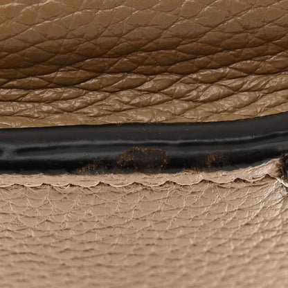 Celine Drummed Calfskin Micro Luggage Dune 13 of 15