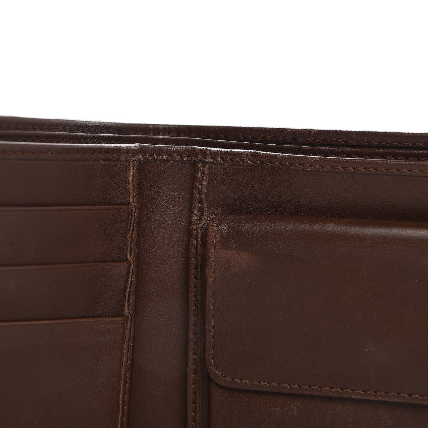 Gucci GG Monogram Bi-Fold Wallet Dark Brown 8 of 15