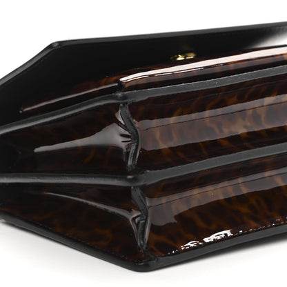 Saint Laurent Patent Small Monogram Sunset Tortoiseshell 9 of 11