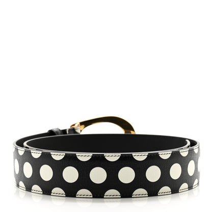 Gucci Textured Dollar Calfskin Criss-Cross Double G Memorable Buckle 40mm Belt 85 34 Black 2 of 7