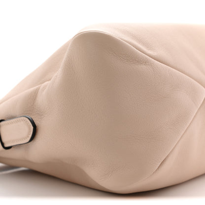 Prada Soft Calfskin Large Aimée Shoulder Bag Travertine 9 of 11