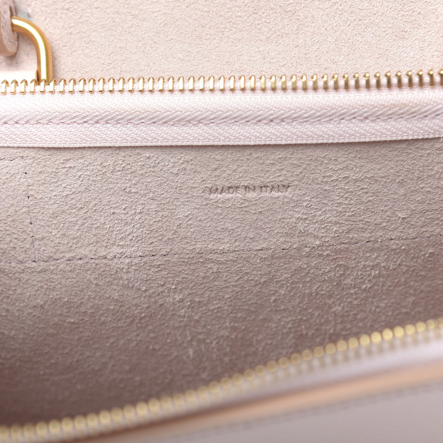 Grained Calfskin Nano Belt Bag Pale Pink