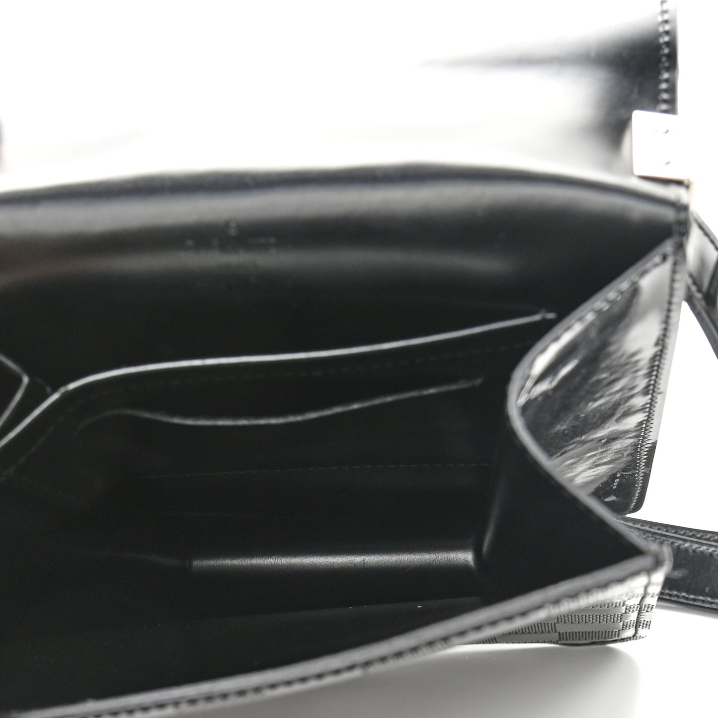 Damier Vernis Club Bag Black